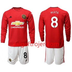 Manchester United Fodboldtrøjer Mata 8 Børn Hjemmebanesæt 2019/20 Langærmet